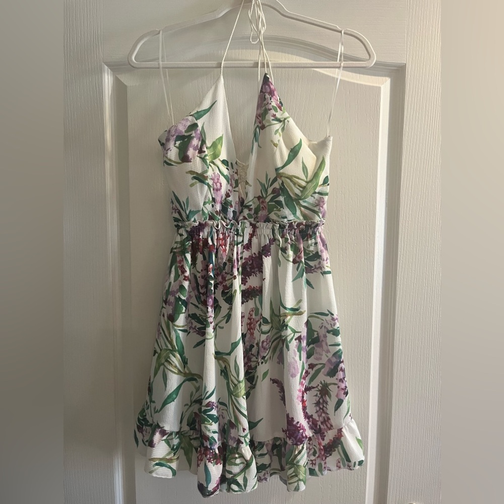 Cute tropical vacation dress!